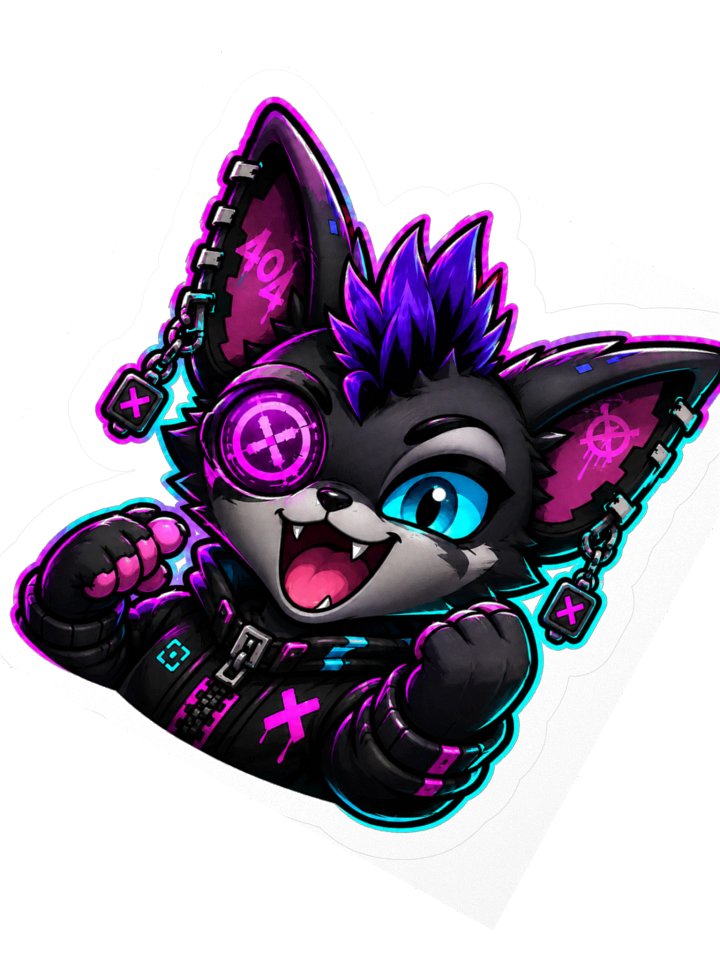 Glitch Chaos Sticker product image (3)
