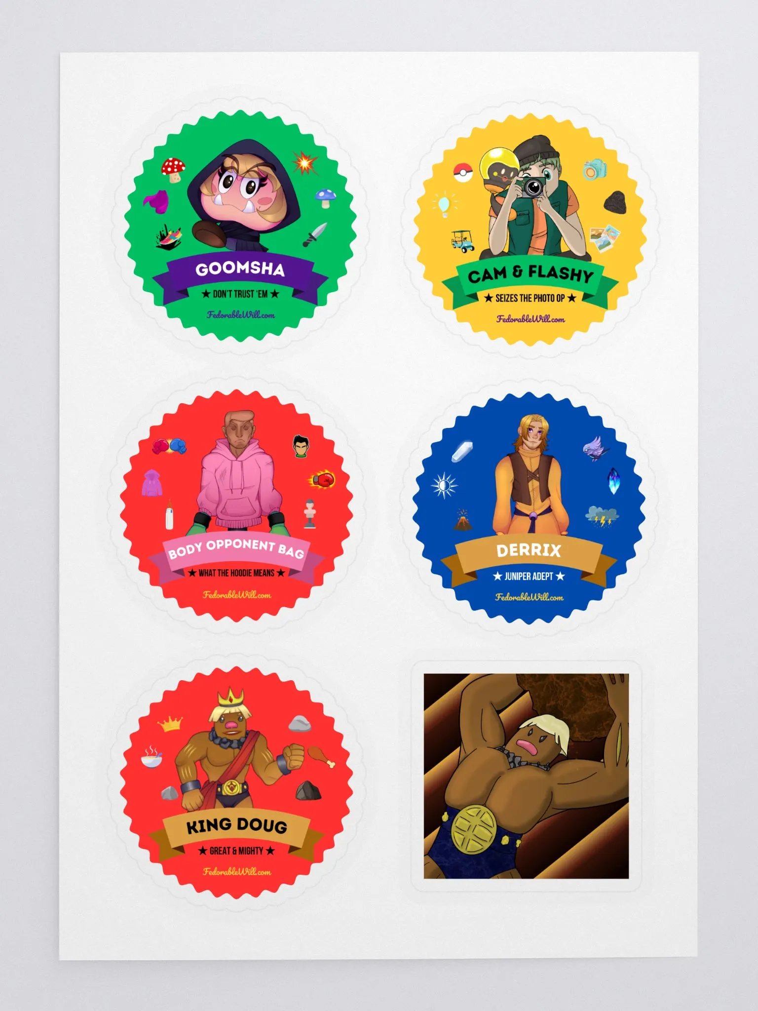 SSQ Sticker Set (ft. Doug) product image (3)