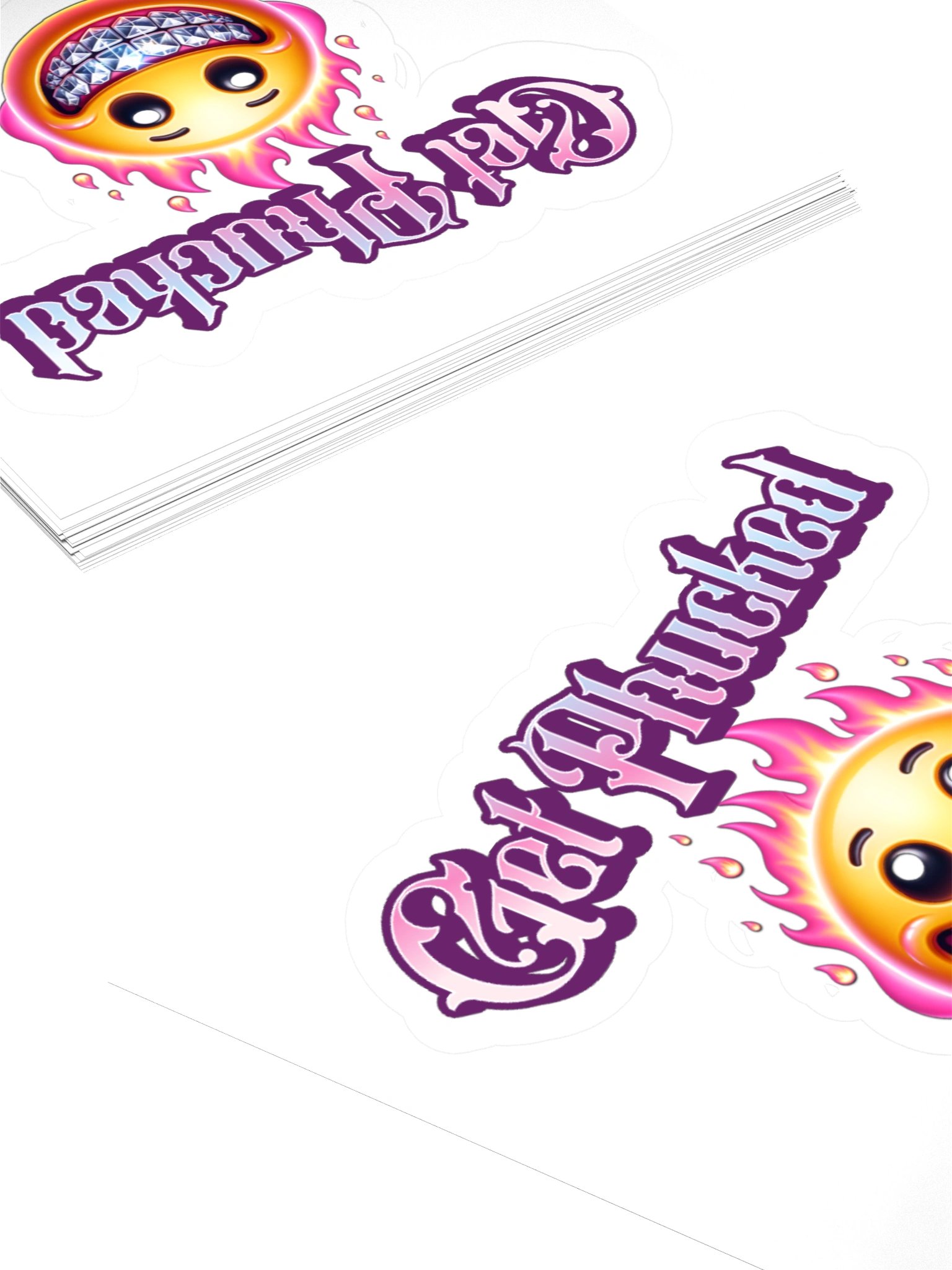 Get Phucked Kiss Cut Stickers product image (10)