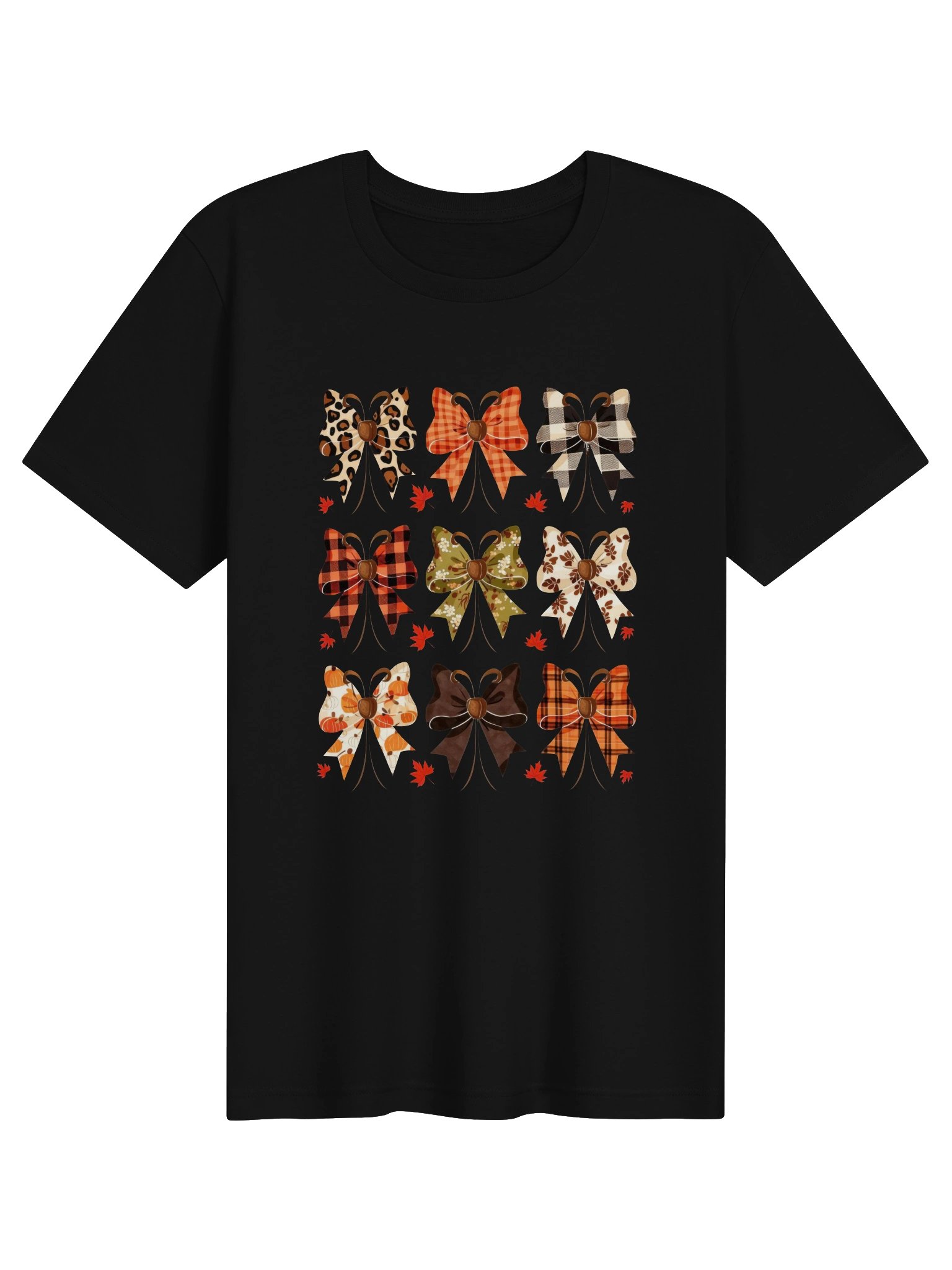 Fall Bows Grid Tee product image (1)