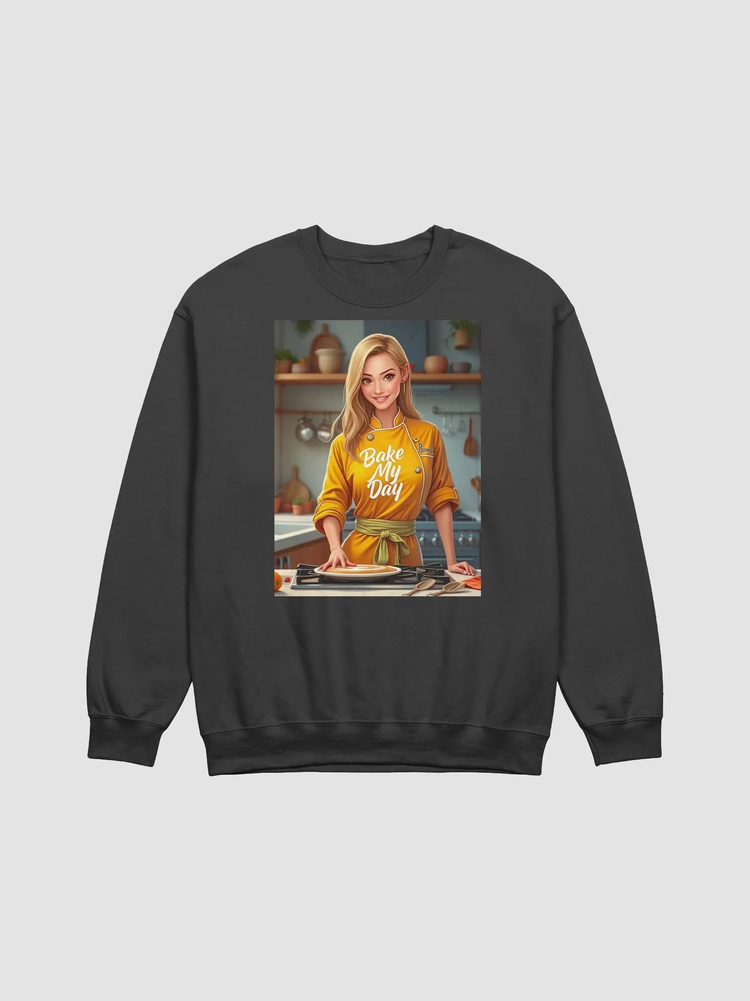 Bake My Day Chef's Crewneck Sweatshirt product image (8)