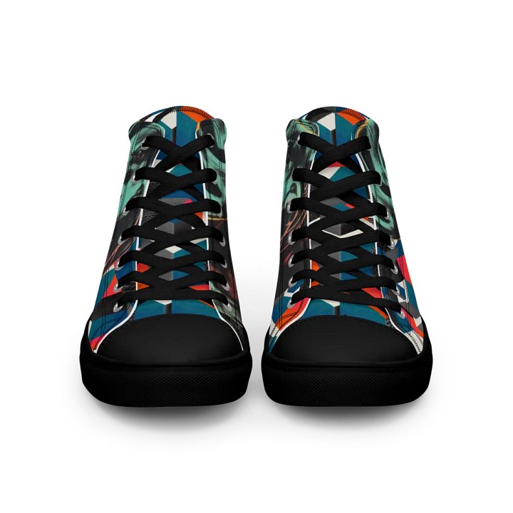 Neon Canine Chaos Men's High Tops product image (1)