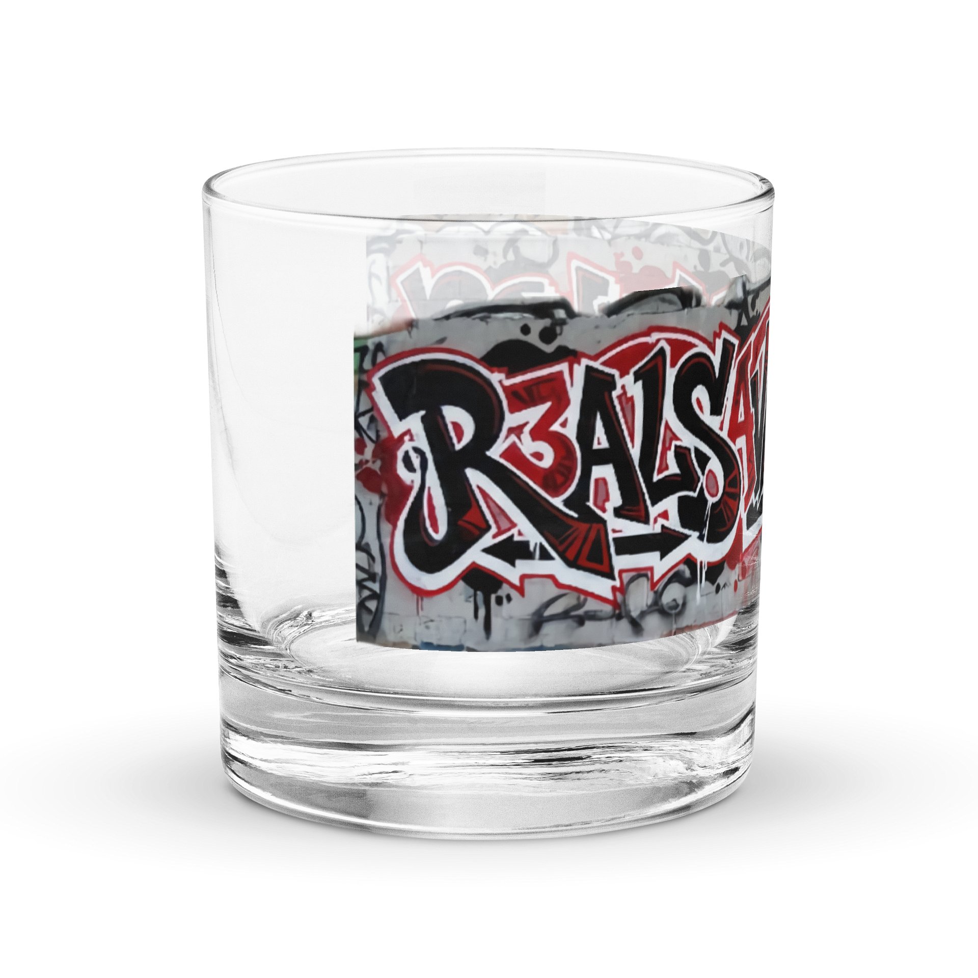 R3ALSAVAG3MFCKRS Graffiti Rocks Glass product image (3)