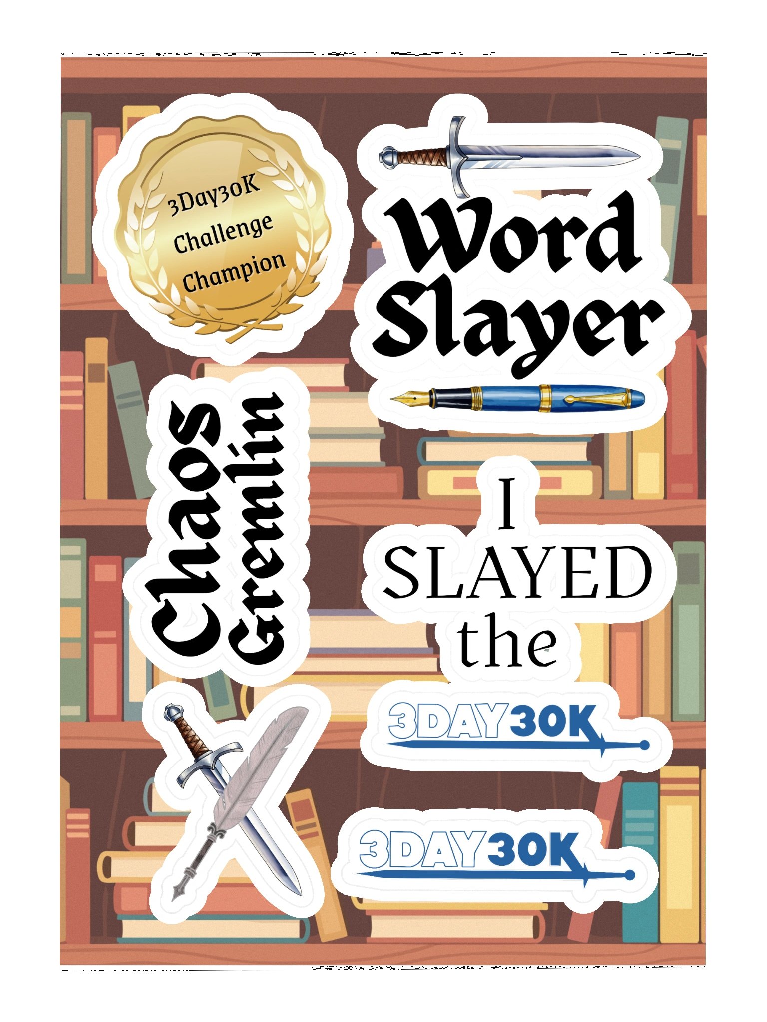 3Day30K Sticker Sheet product image (3)
