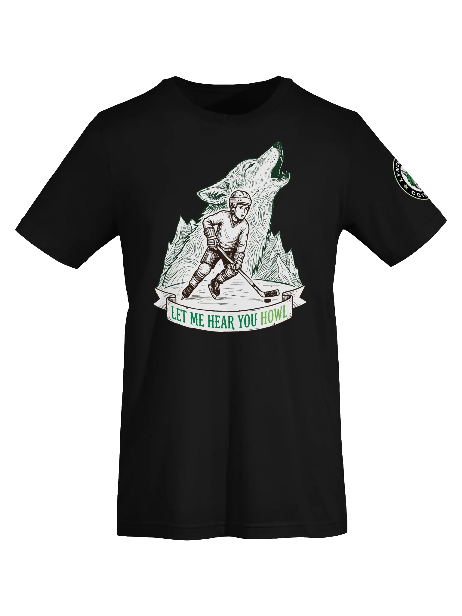 Let Me Hear You Howl Adult Hockey Tee product image (19)