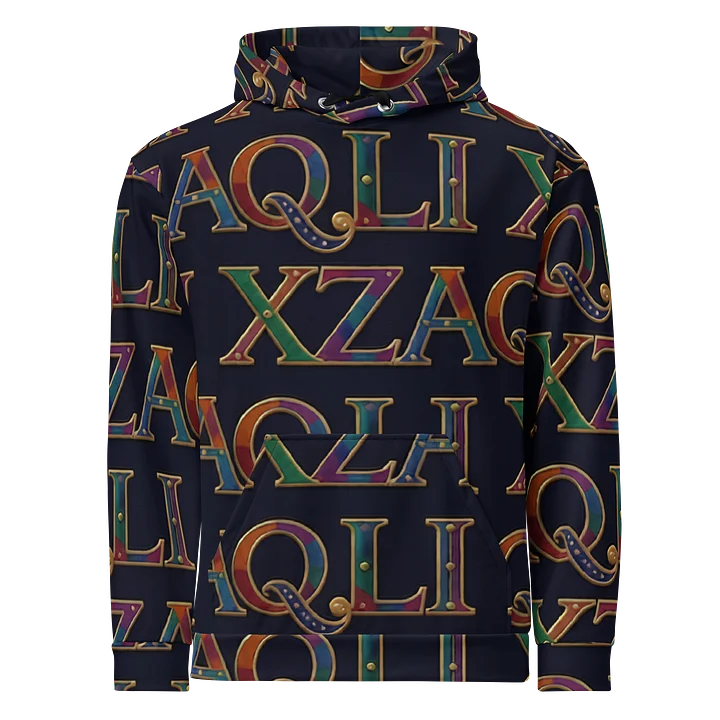 XZAQLI Prism Monogram Hoodie product image (1)