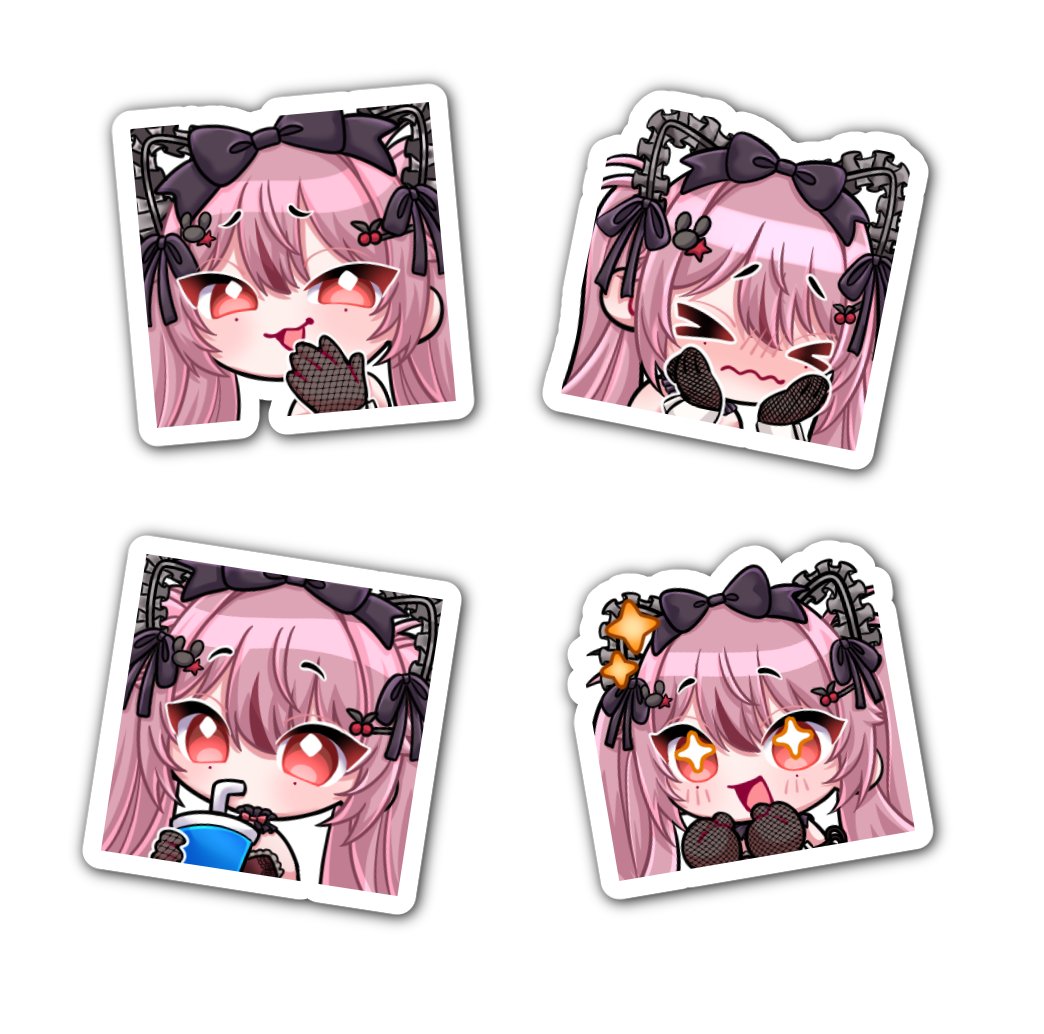 Miyukura Emote Sticker Pack #1 [Limited Stock] product image (1)