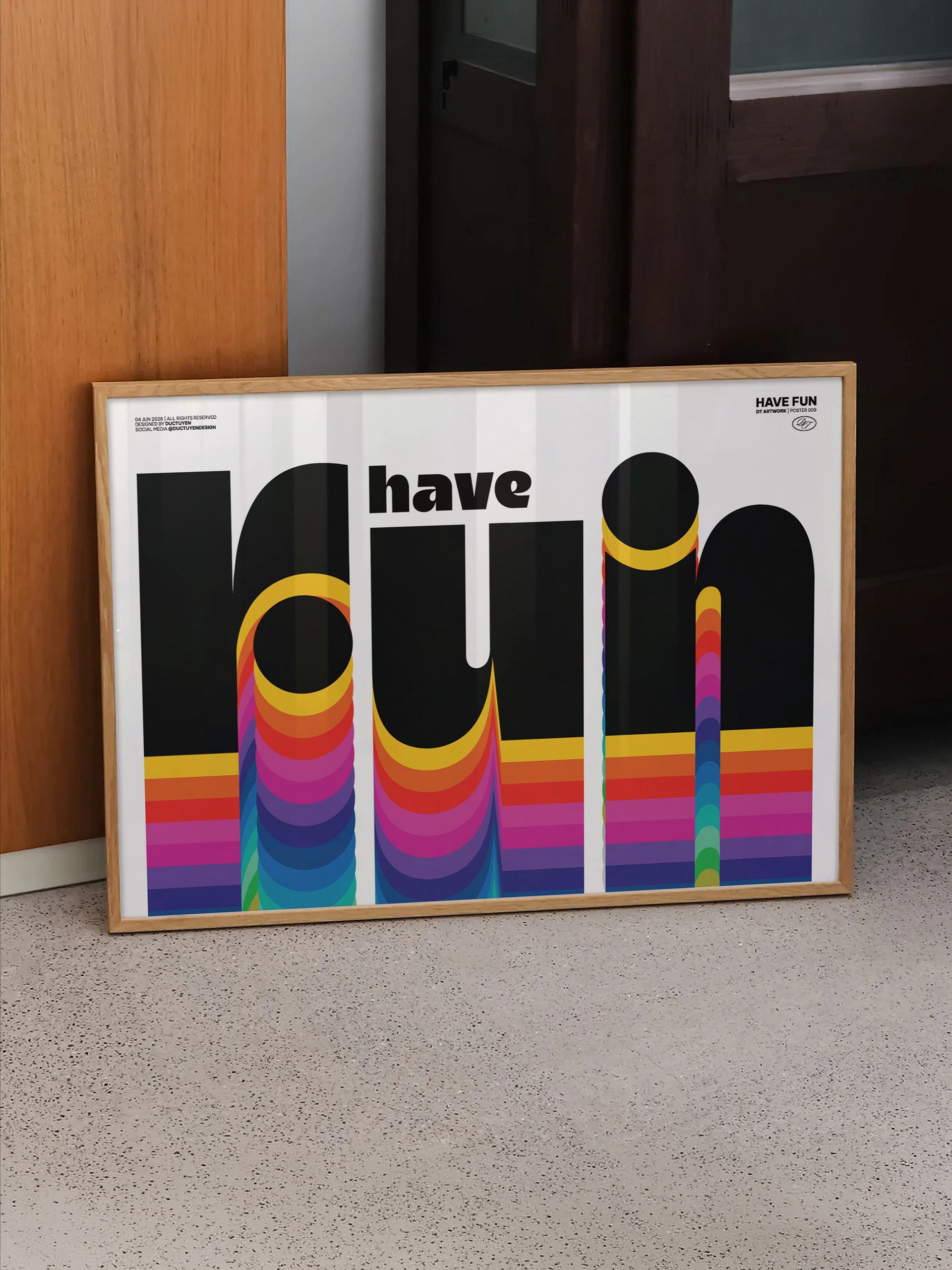 "Have Fun" Print Poster (Unframe) product image (2)