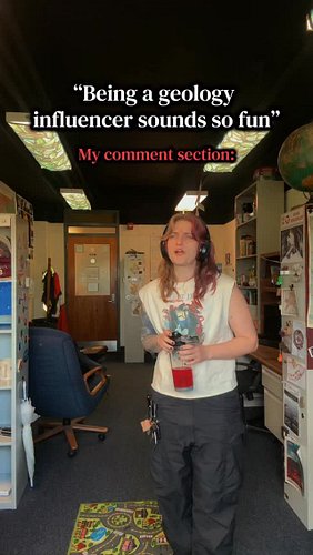 It’s actually very fun ngl #science #geology #womeninstem #rocks
