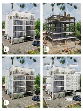 Complete Package Bundle – 5-Storey 6-Unit Apartment Block with Penthouse | DA5152201A