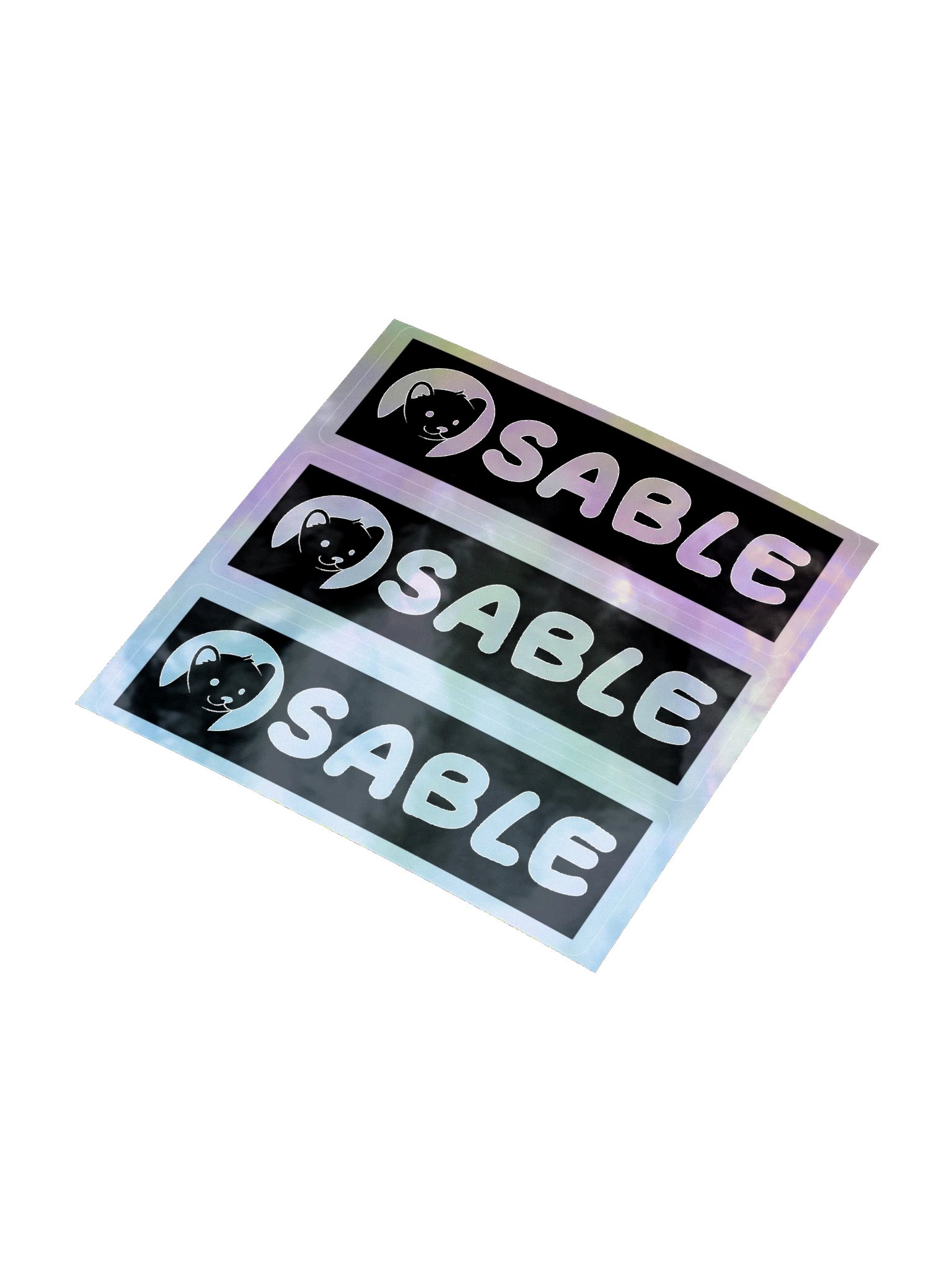 Sable Holographic Sticker product image (3)