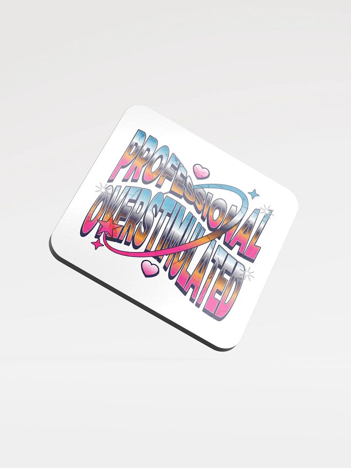 Professional Overstimulated Vibes Coaster Set product image (2)