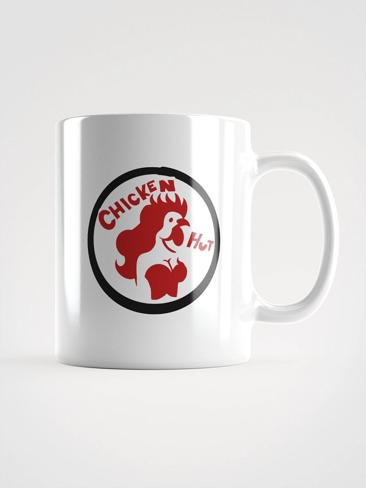 The Chicken Hut Logo White Glossy Mug product image (6)