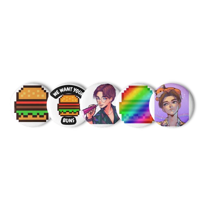 Griffy_Buns Button Collection product image (2)
