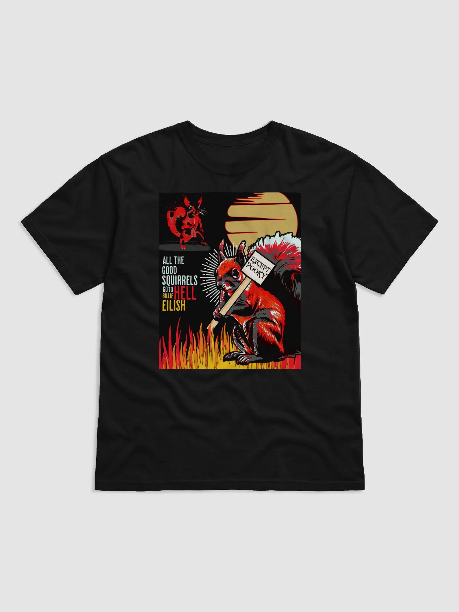 Rebellious Squirrel Graphic Tee product image (1)