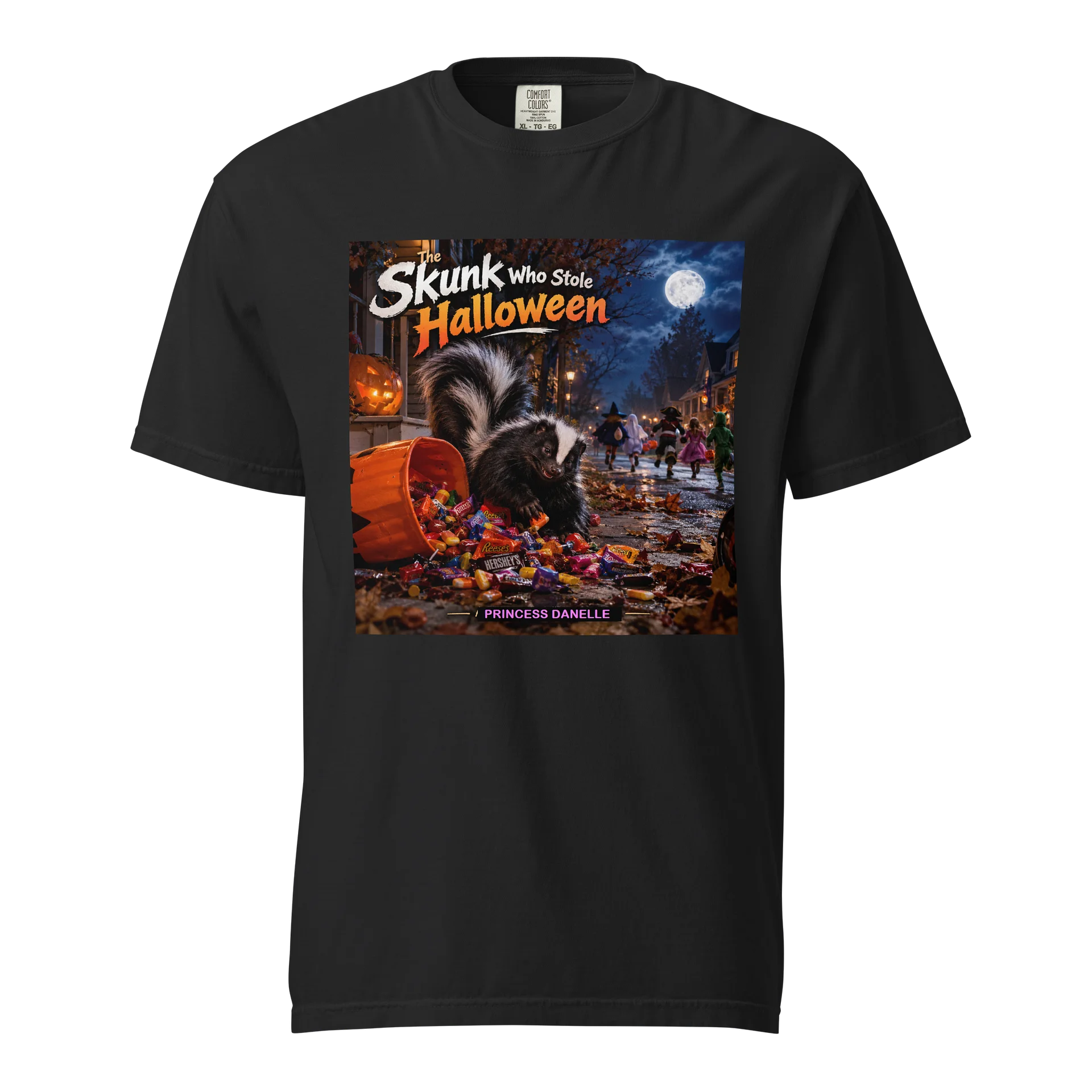 The Skunk Who Stole Halloween Tee product image (1)