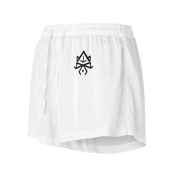 Arcadia PJ Shorts [White; Black Logo] product image (1)