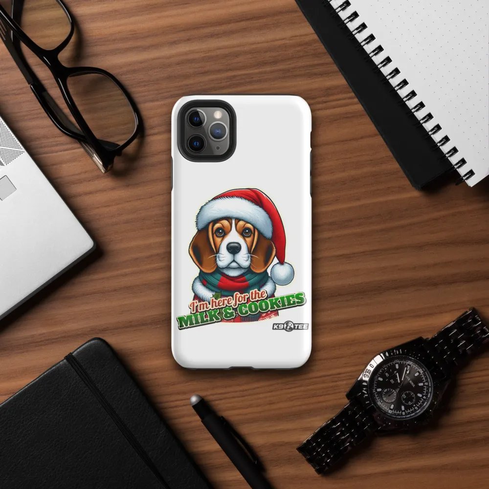 Beagle Santa Paws iPhone Tough Case product image (39)