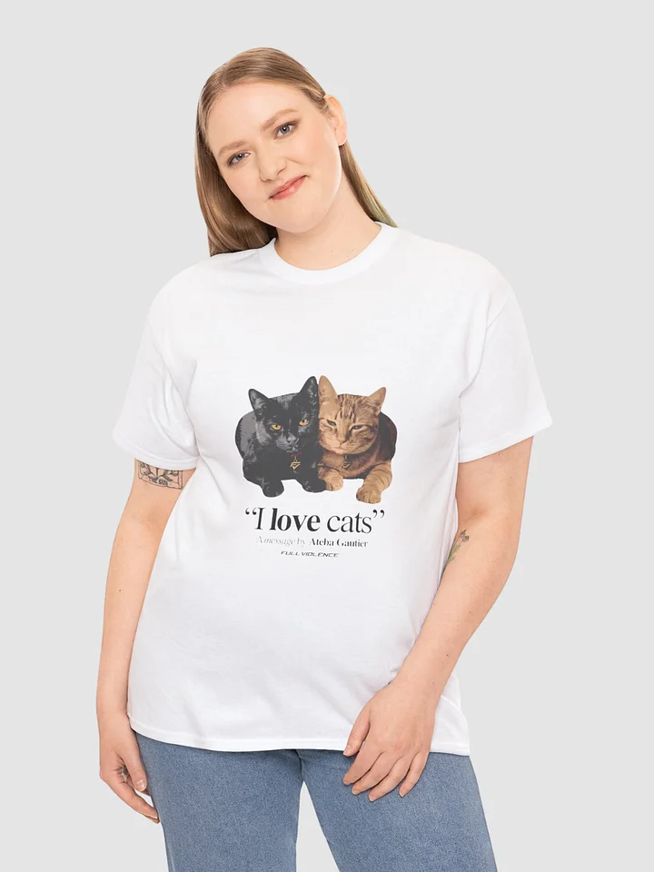 I Love Cats Ateba Gautier Oversized Shirt product image (131)