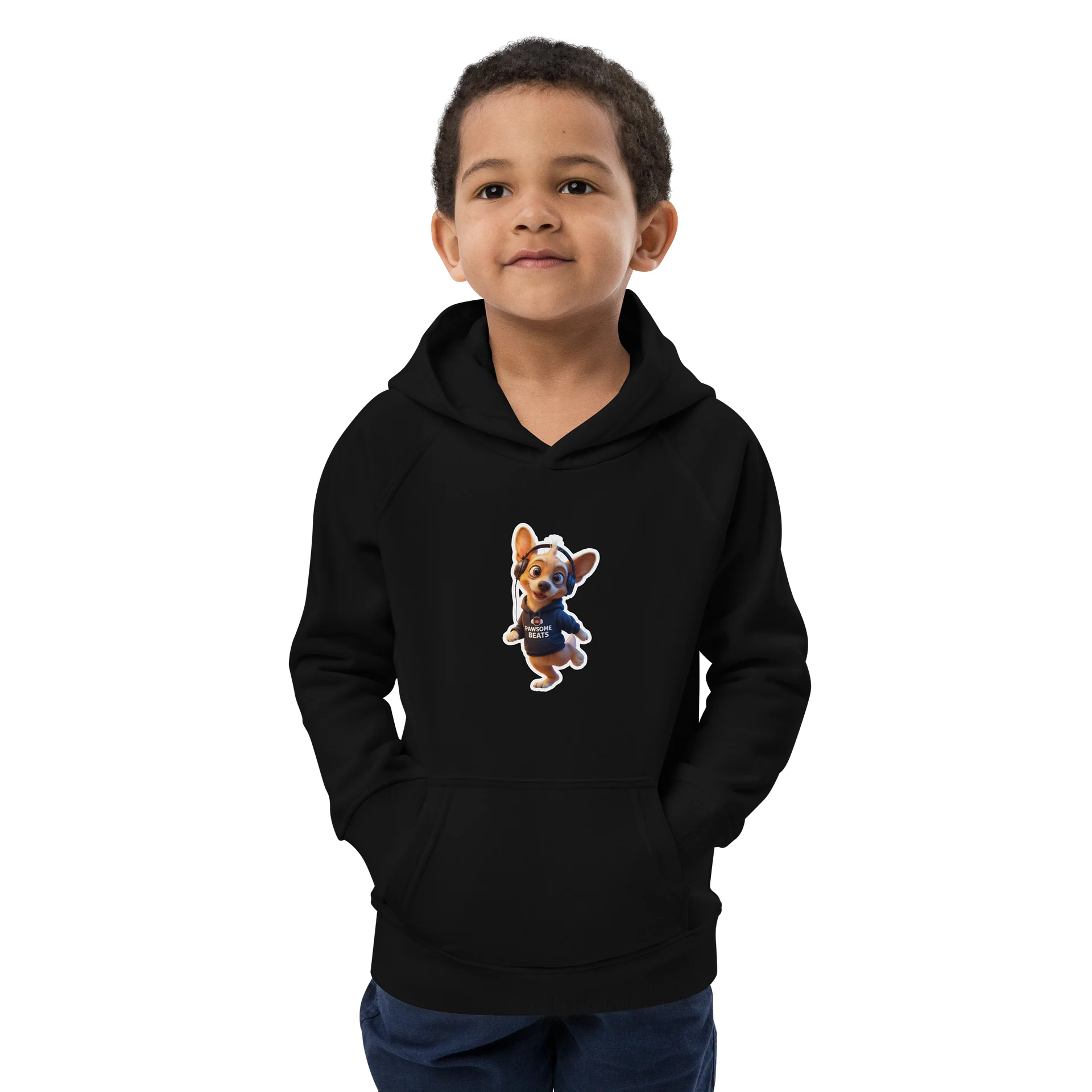 Pawsome Beats Kids Eco Hoodie product image (4)