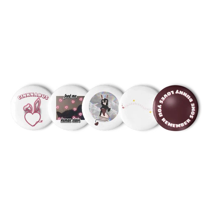 ♡Bunny Love Pin Button Set♡ product image (1)