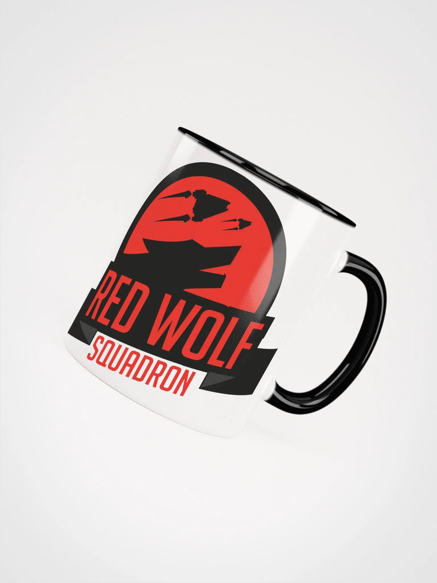 Red Wolf Squadron Accent Mug product image (4)