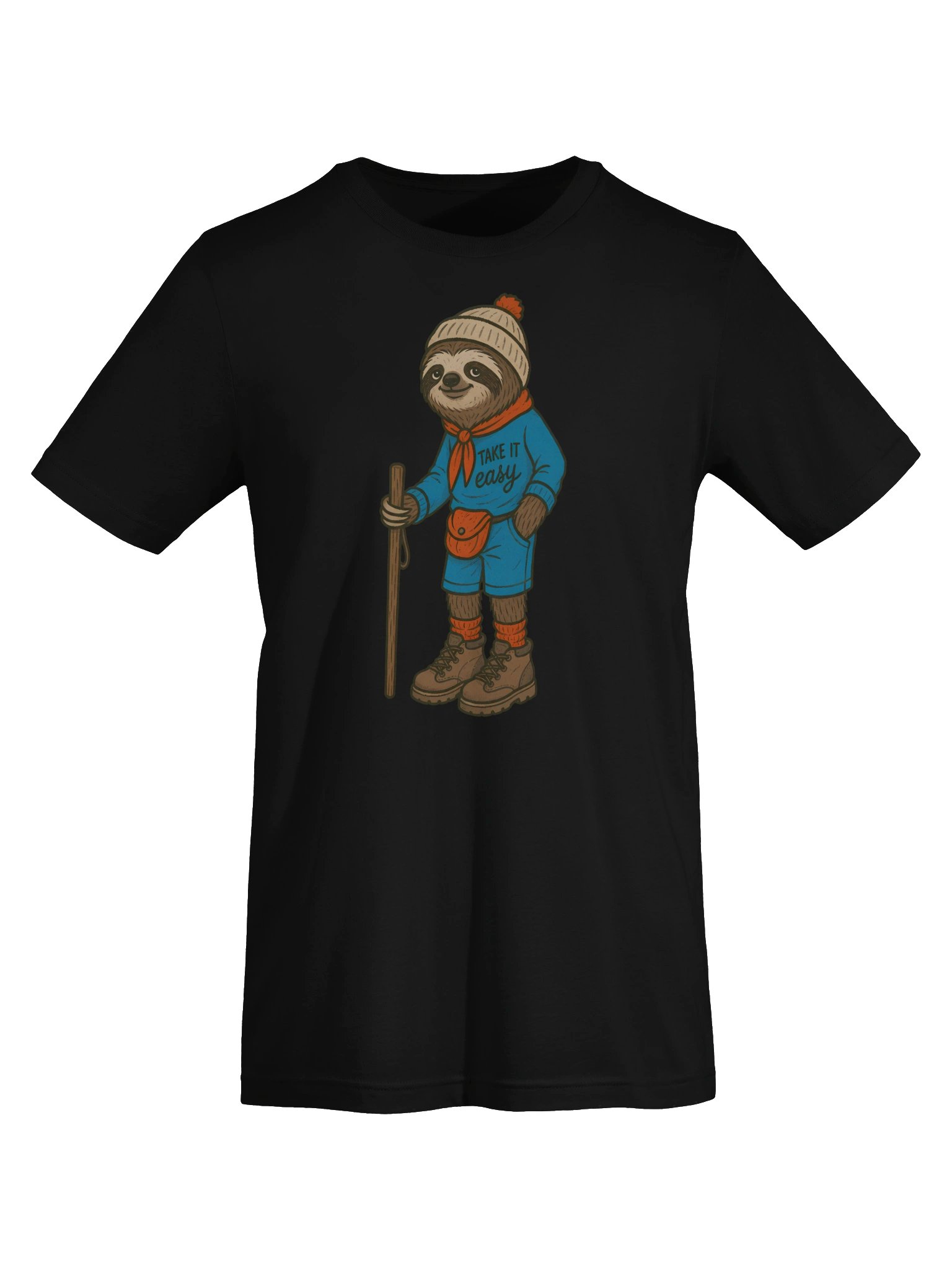 Take It Easy Sloth Hiking Tee product image (3)