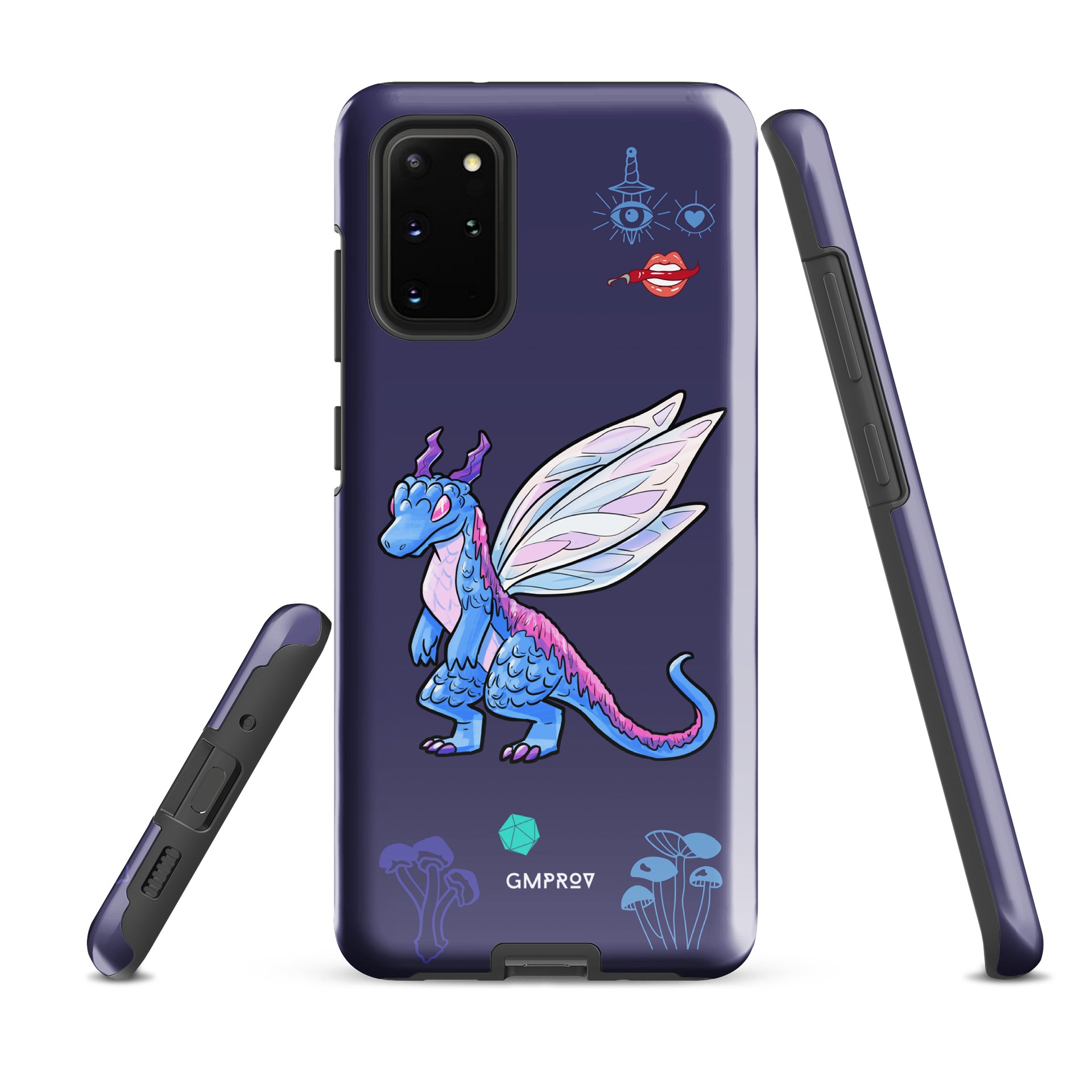 Mushroom-Fairy Dragon - Purple Samsung Phone Case product image (1)