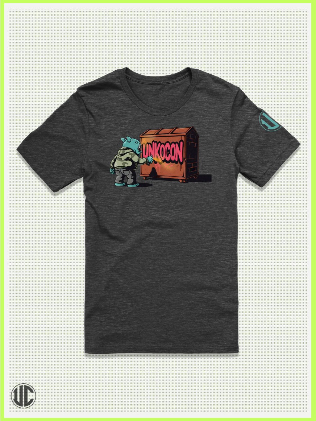 UnkoCon Graff Monster – Dumpster Tag Streetwear Graphic Tee product image (1)