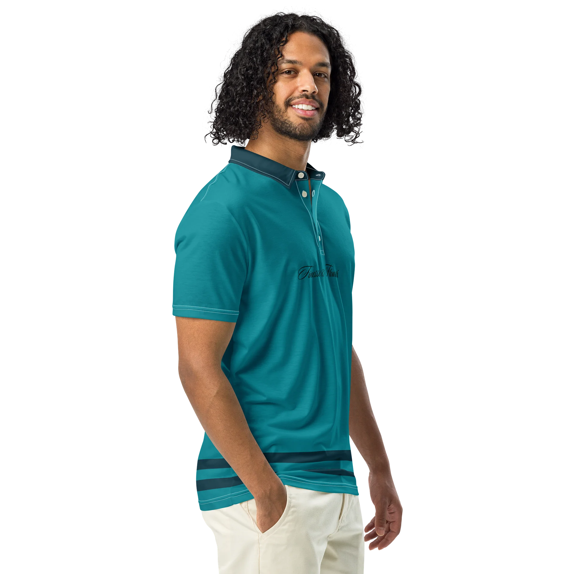 F&F Script Mariner Slim Fit Polo Shirt product image (1)
