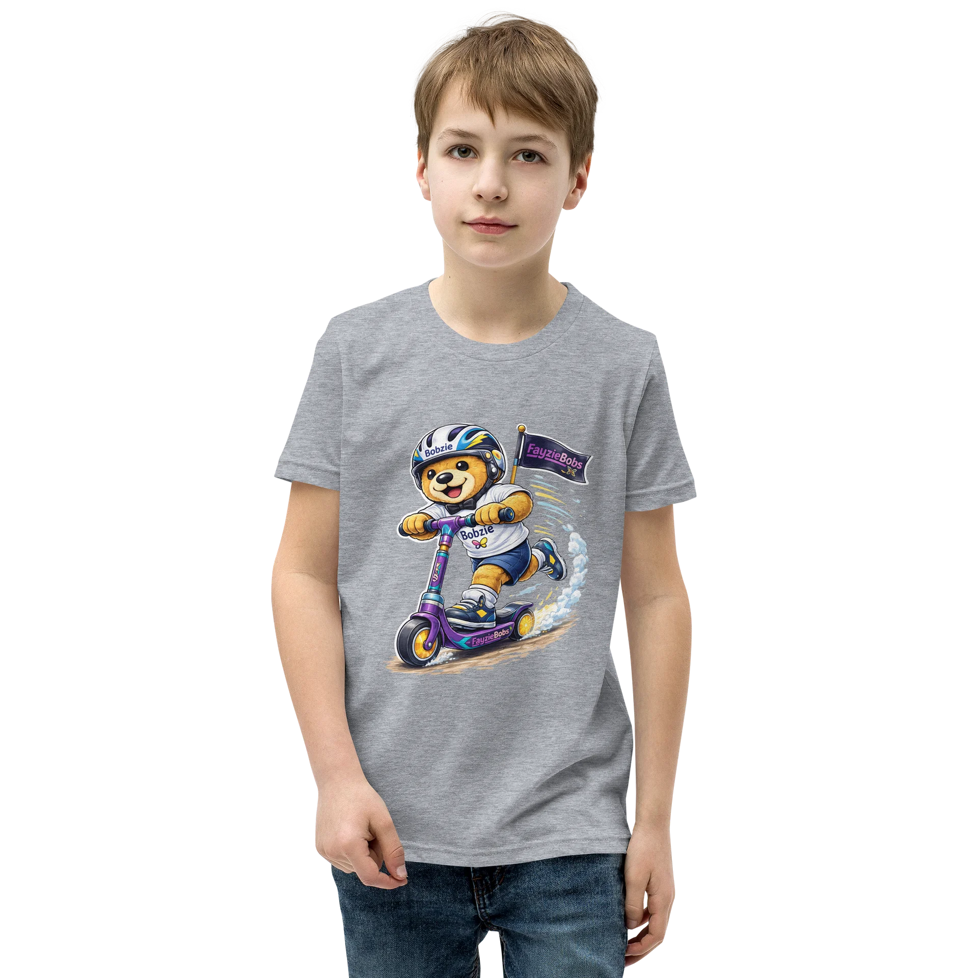 Bobzie Scooter Adventure Youth Tee | Premium Edition by FayzieBobs product image (1)