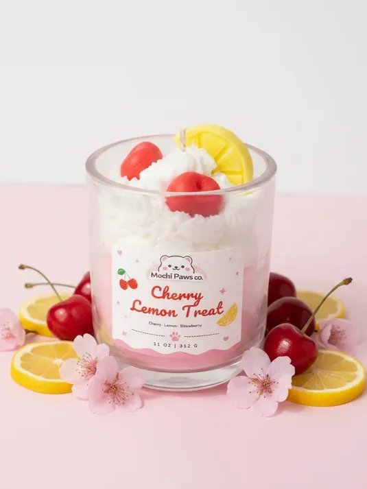 🍒 Cherry Lemon Treat Candle product image (1)
