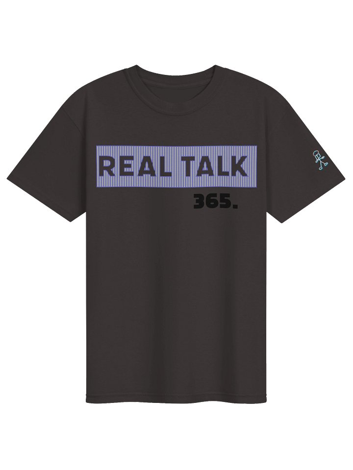REALTALK Striped Logo Heavyweight Tee product image (1)