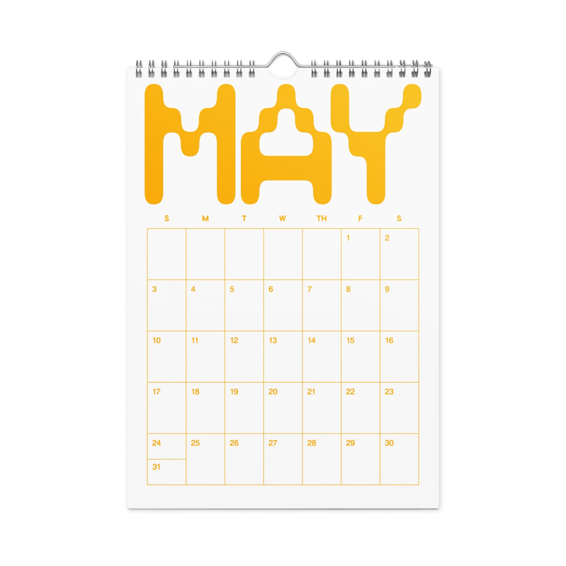 2026 Calendar (Sunday start date) product image (8)