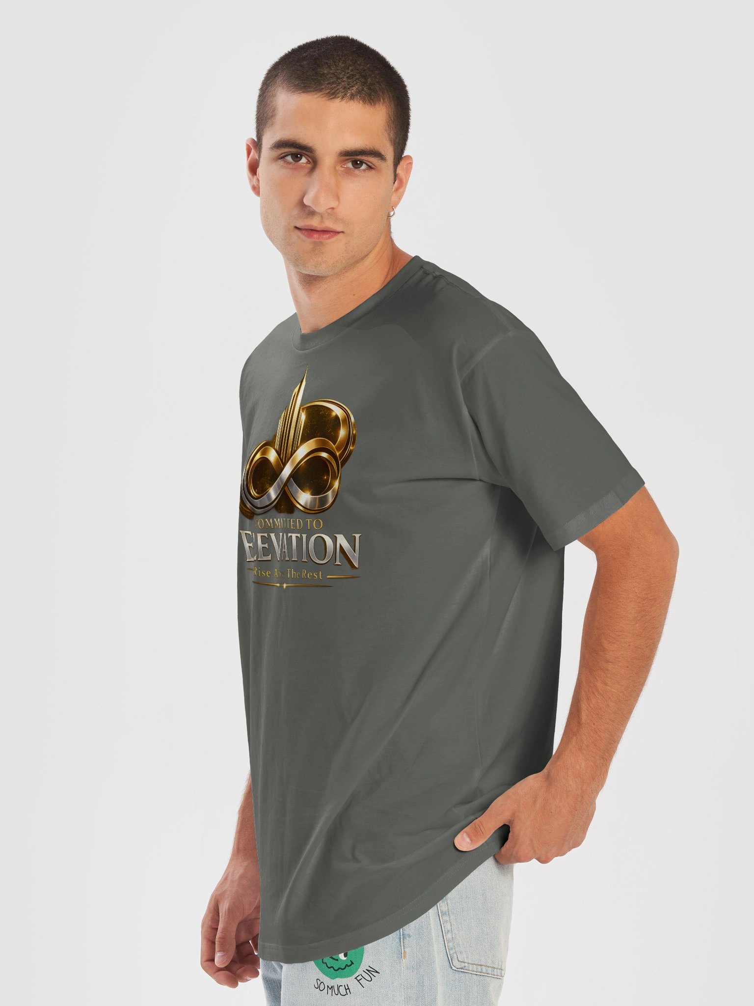 ELEVATION ENFORCED DAILY — 100% Premium Combed Cotton Unisex Premium T-Shirt product image (28)