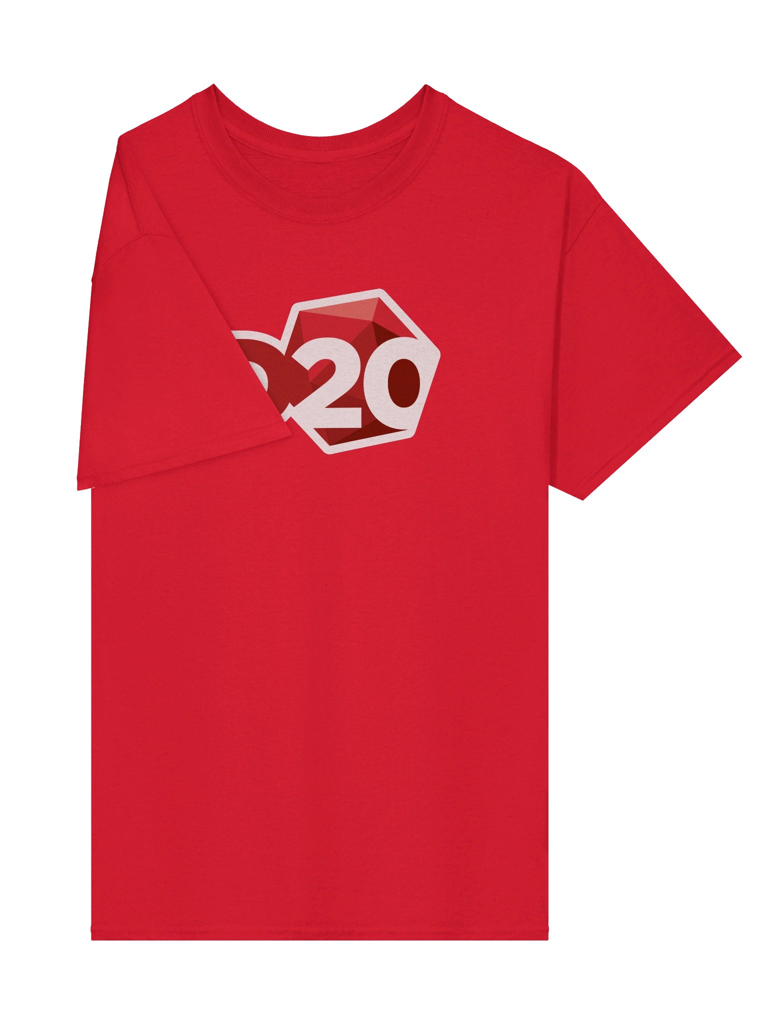 D20 - T-shirt rouge product image (4)