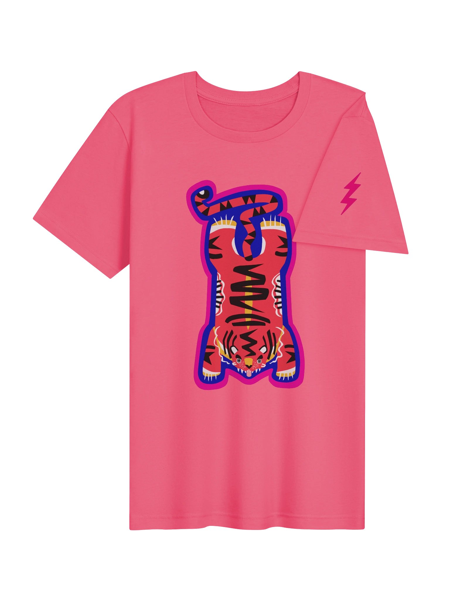 Orange and Blue Tiger - T-Shirt product image (4)