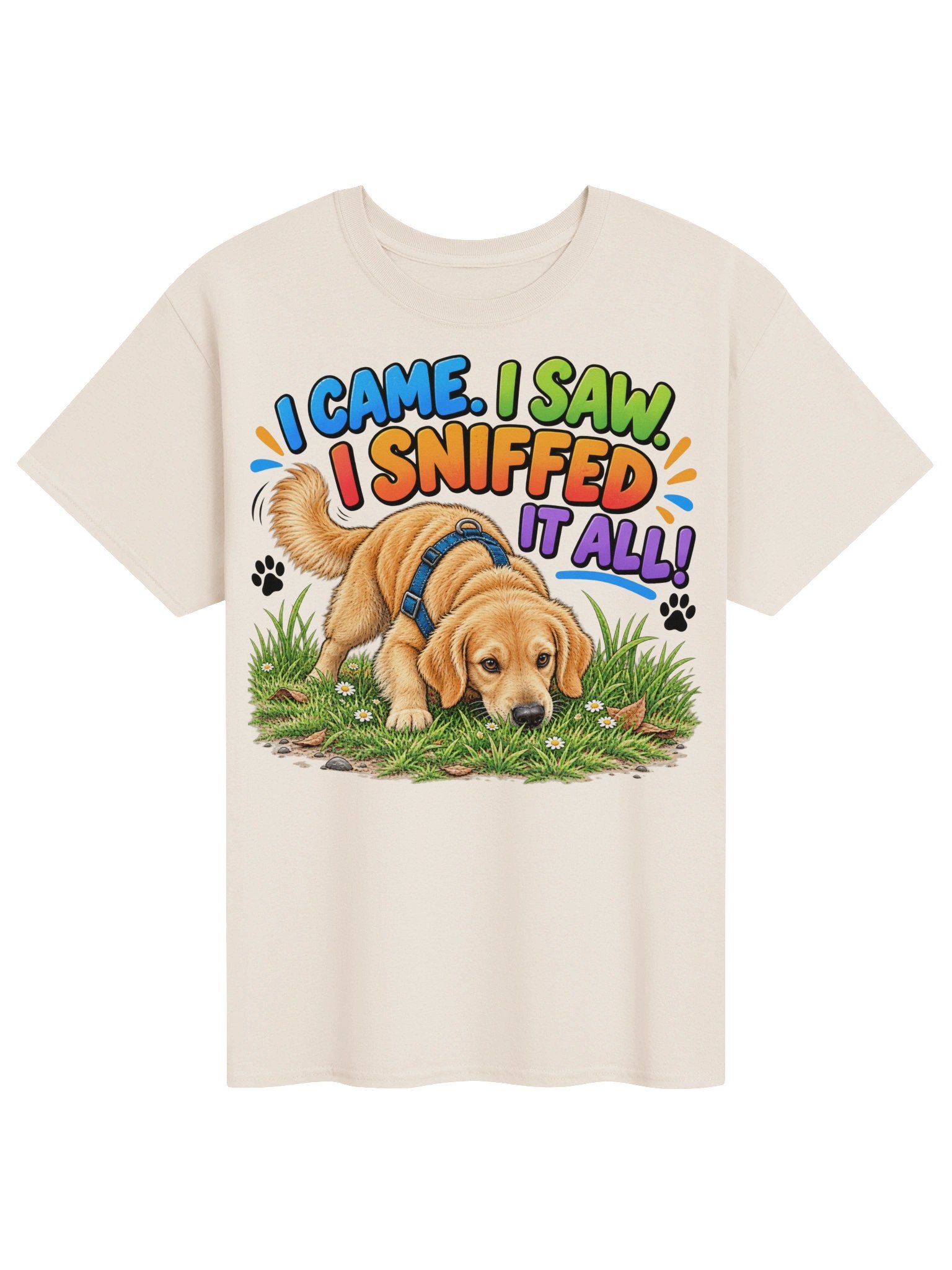 I Came. I Saw. I Sniffed It All! – Funny Dog T-Shirt product image (1)