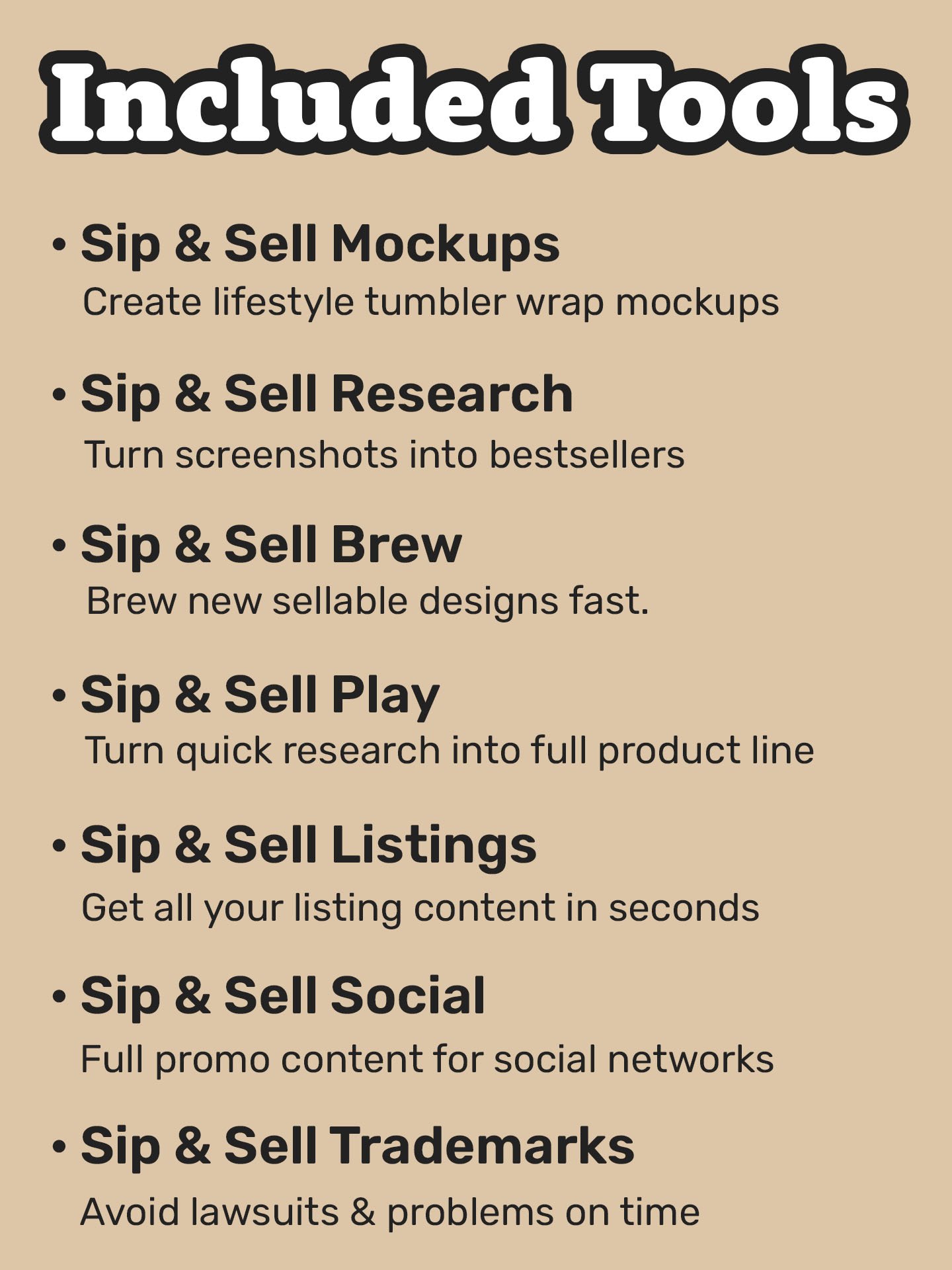 Sip & Sell Bundle - All The Tools To Grow Your Business product image (2)
