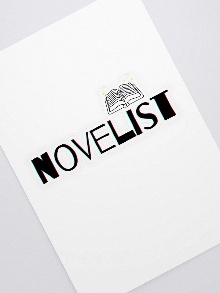 Novelist Sticker - Black Text product image (1)