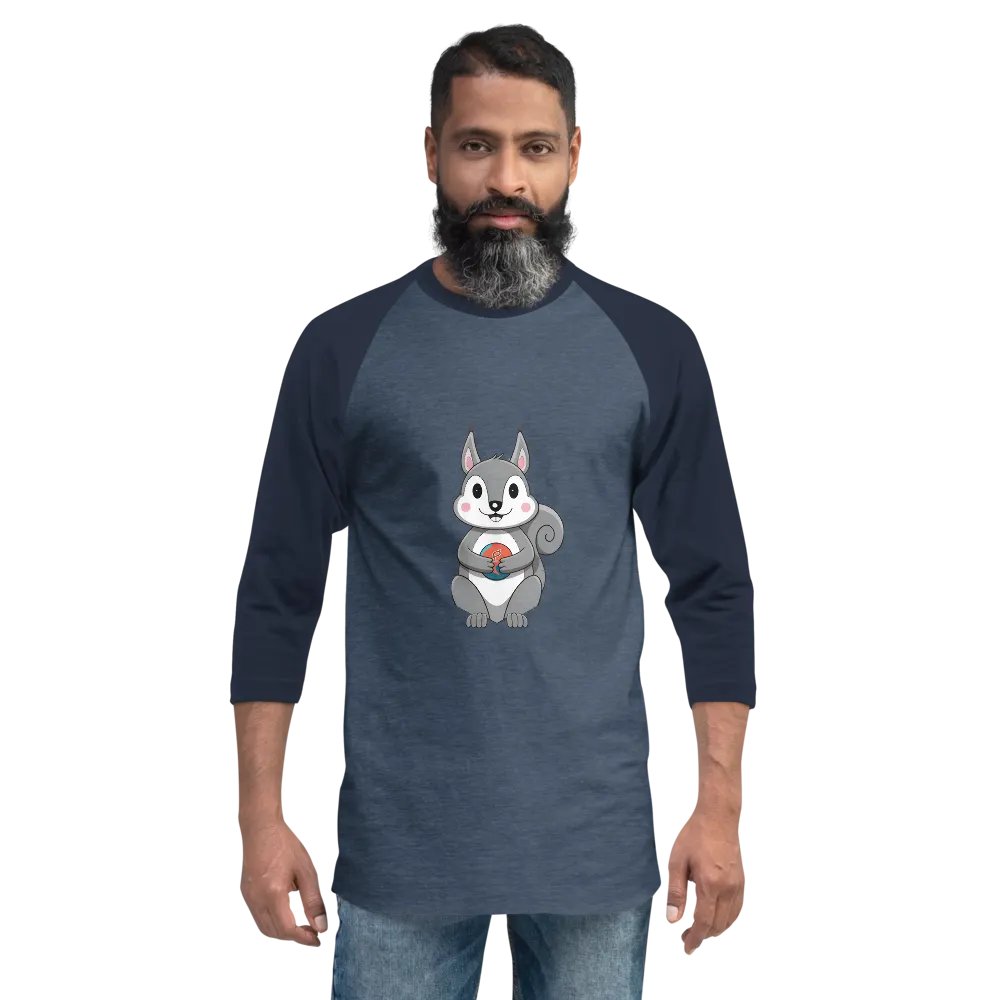 Playful Squirrel Raglan Tee product image (2)