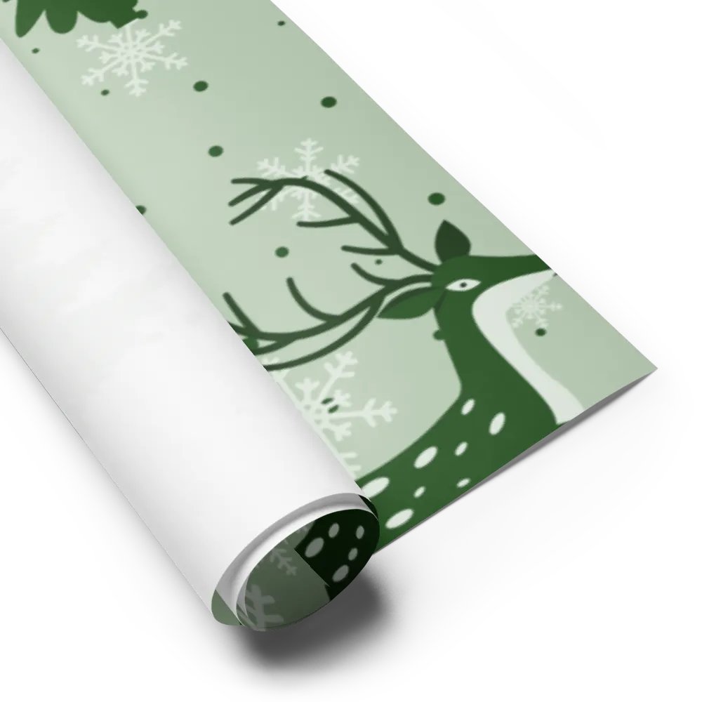 Reindeer Wrapping paper product image (6)