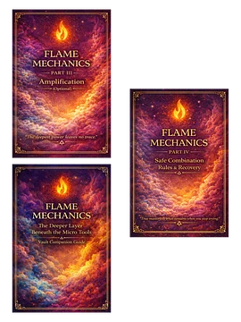 Flame Mechanics The Deeper Layer Beneath the Tools (BUNDLE)