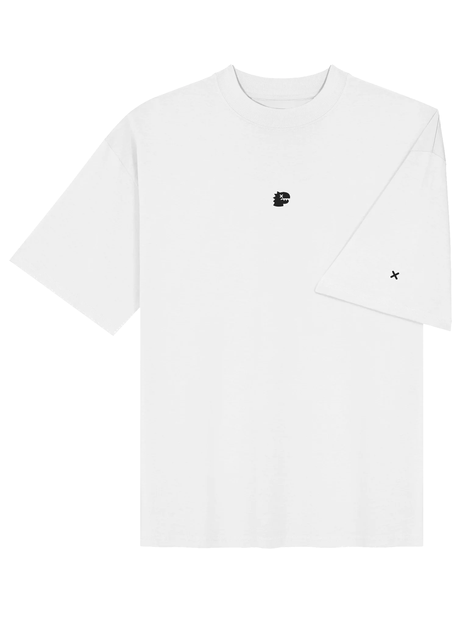 FMB ∣ JETLAG DINO Center Logo Oversized Tee White product image (4)