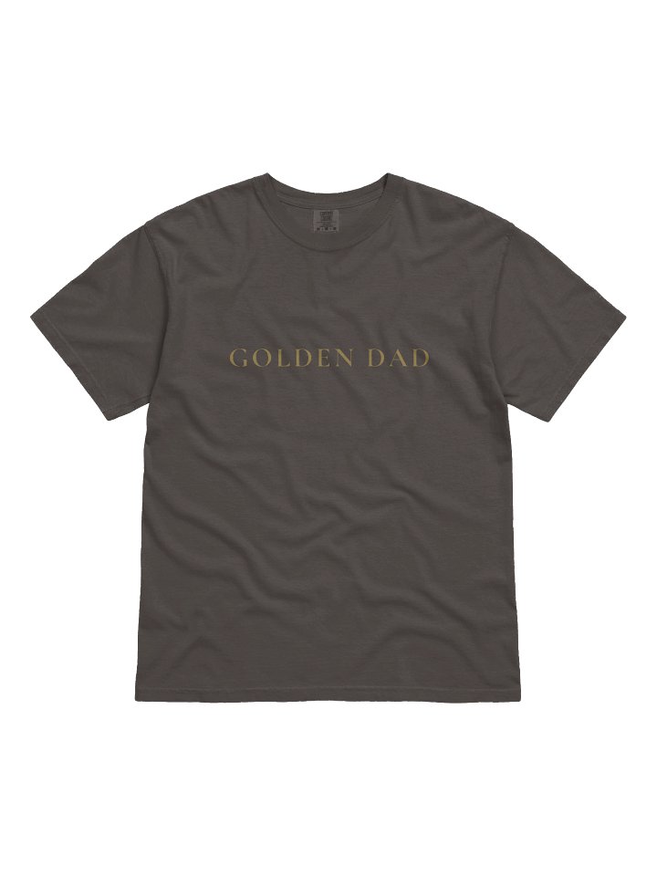 Golden Dad Heritage T-Shirt – Comfort Colors 1717 Golden Retriever Dad Gift product image (2)