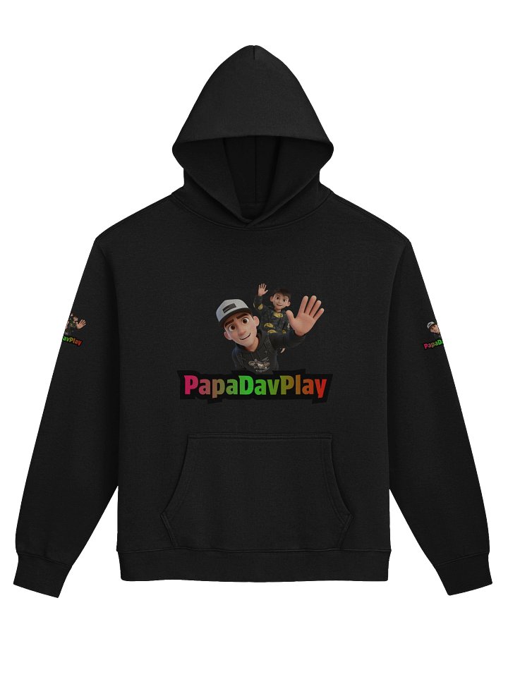 PapaDavPlay hoodie with hood product image (1)