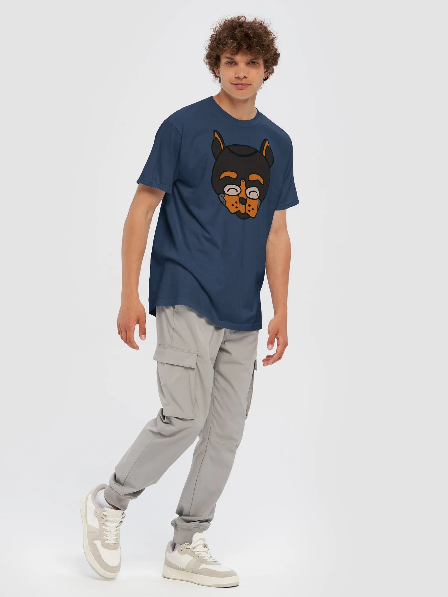 The 'pup hood color splash' T-Shirt - Orange product image (63)