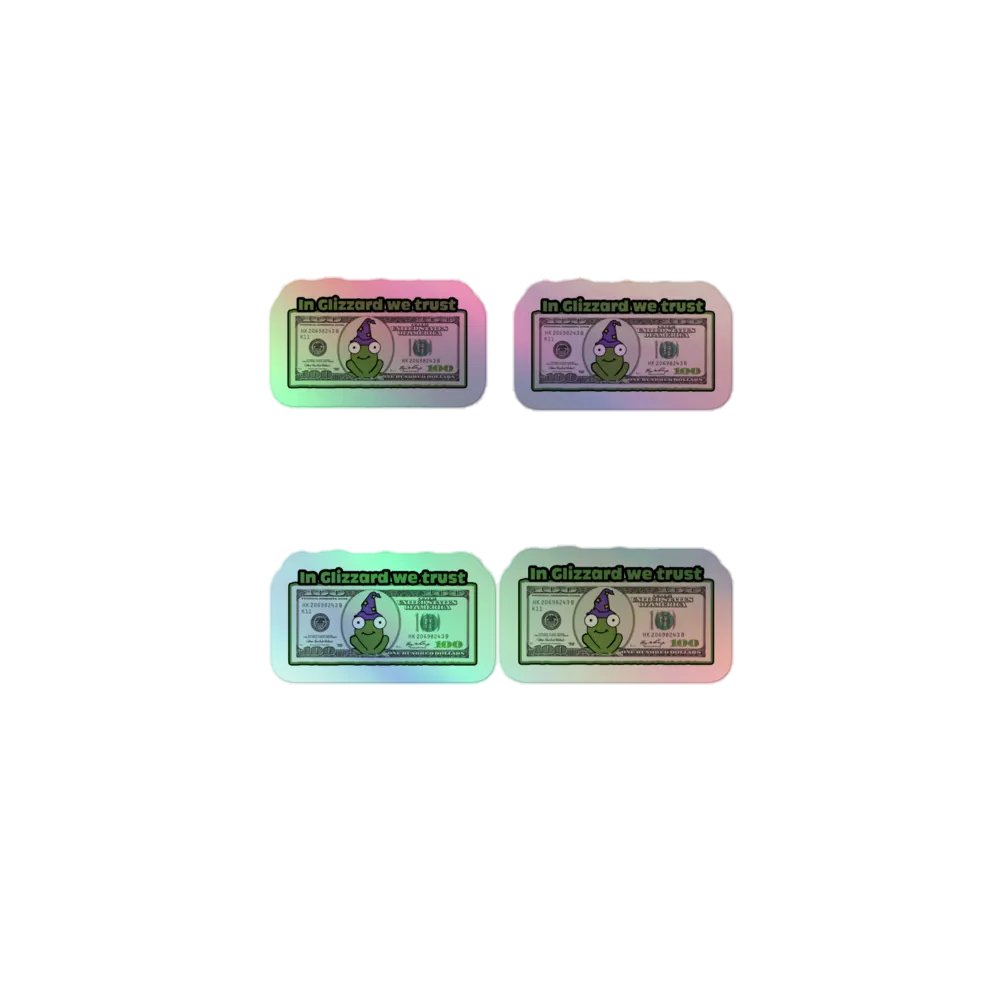 In Glizzard We trust - Holo Sticker product image (1)