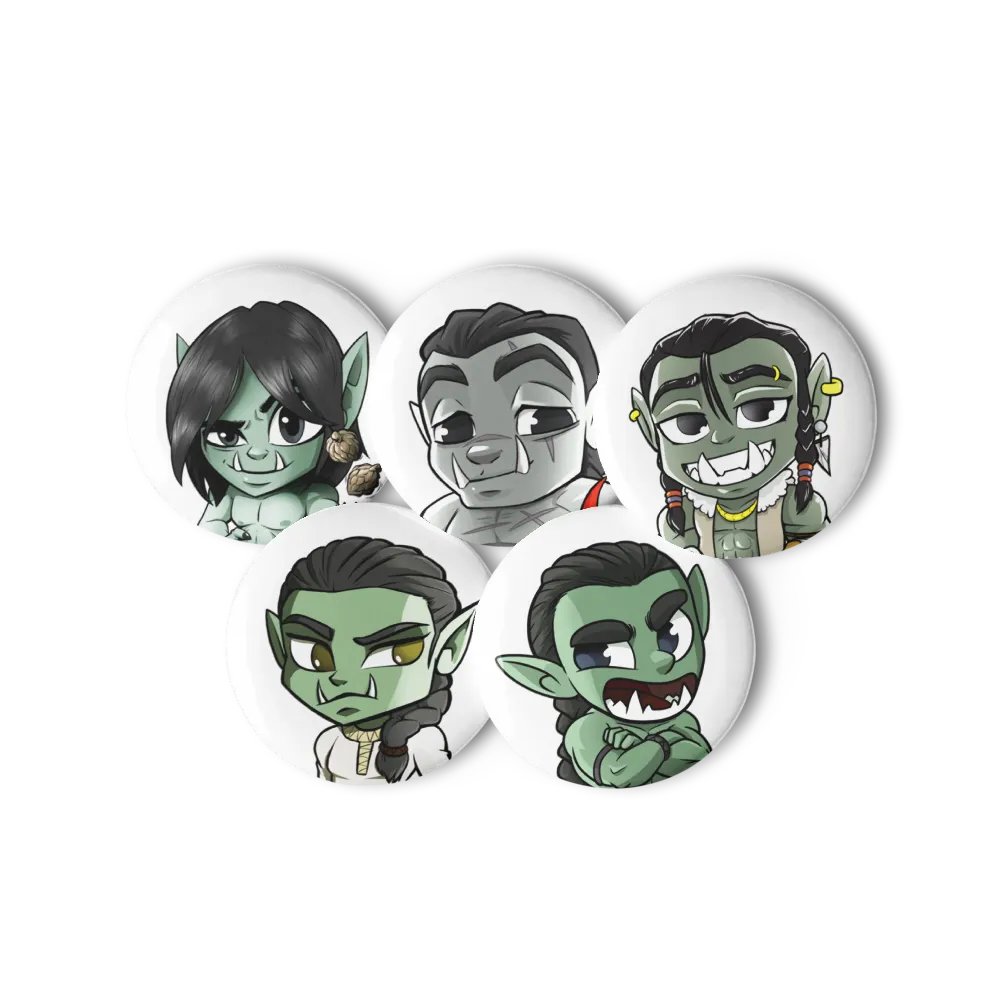 Chibi Orc Pin Collection product image (6)