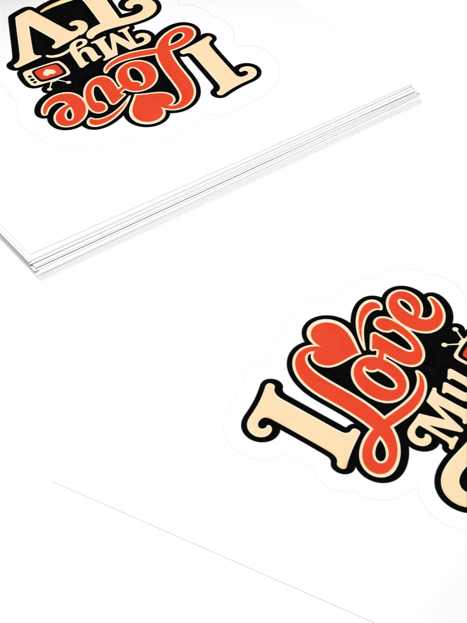 I Love My TV Sticker product image (4)